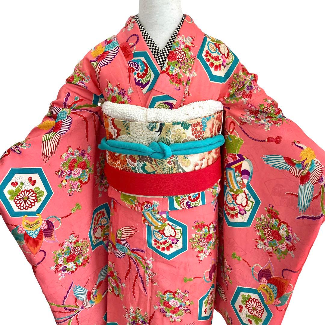 ★ tomo★アンティーク　女の子　子供着物　NO18