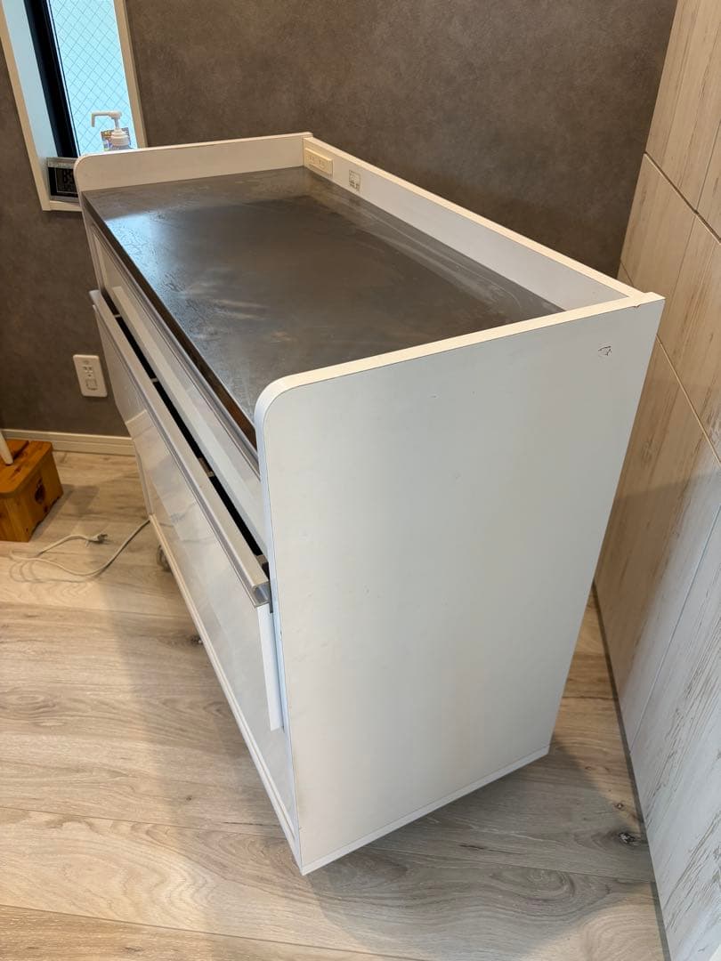 送料込み　ディノス　キッチンワゴン　キャスター付き