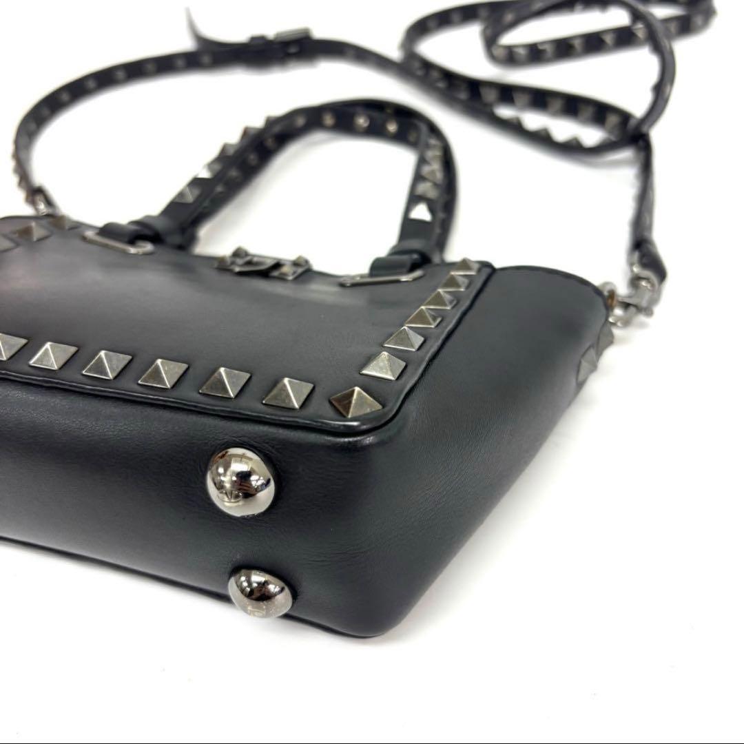 バレンティノ スタッズ 2wayショルダーバッグ