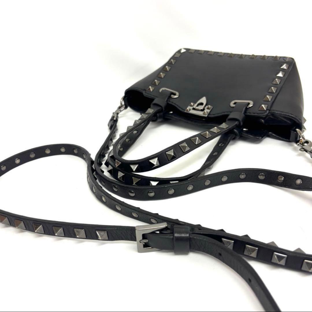 バレンティノ スタッズ 2wayショルダーバッグ