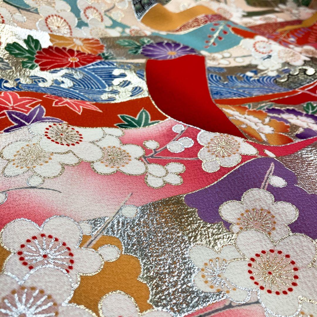 ◎mk-0387　女児　御祝着・襦袢 セット　お宮参り　10-15