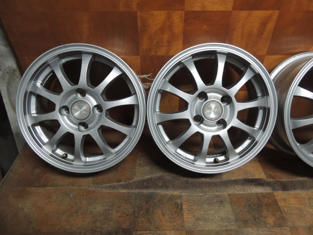 T720　14×5.5J　アルミホイール　4本　傷有り　PCD100　ET38