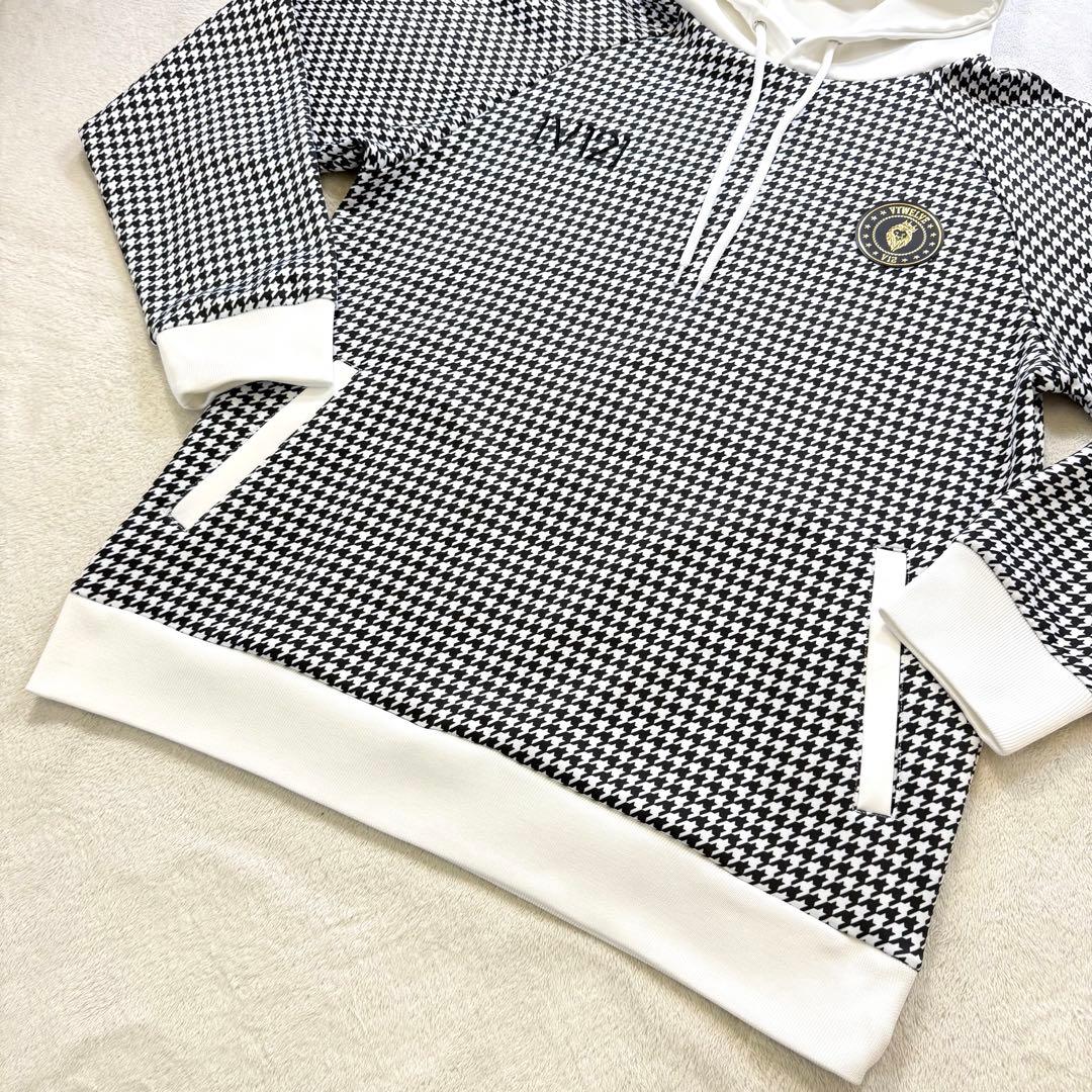 美品‼️ V12 ダンボールニット 千鳥柄 セットアップ ゴルフウェア L