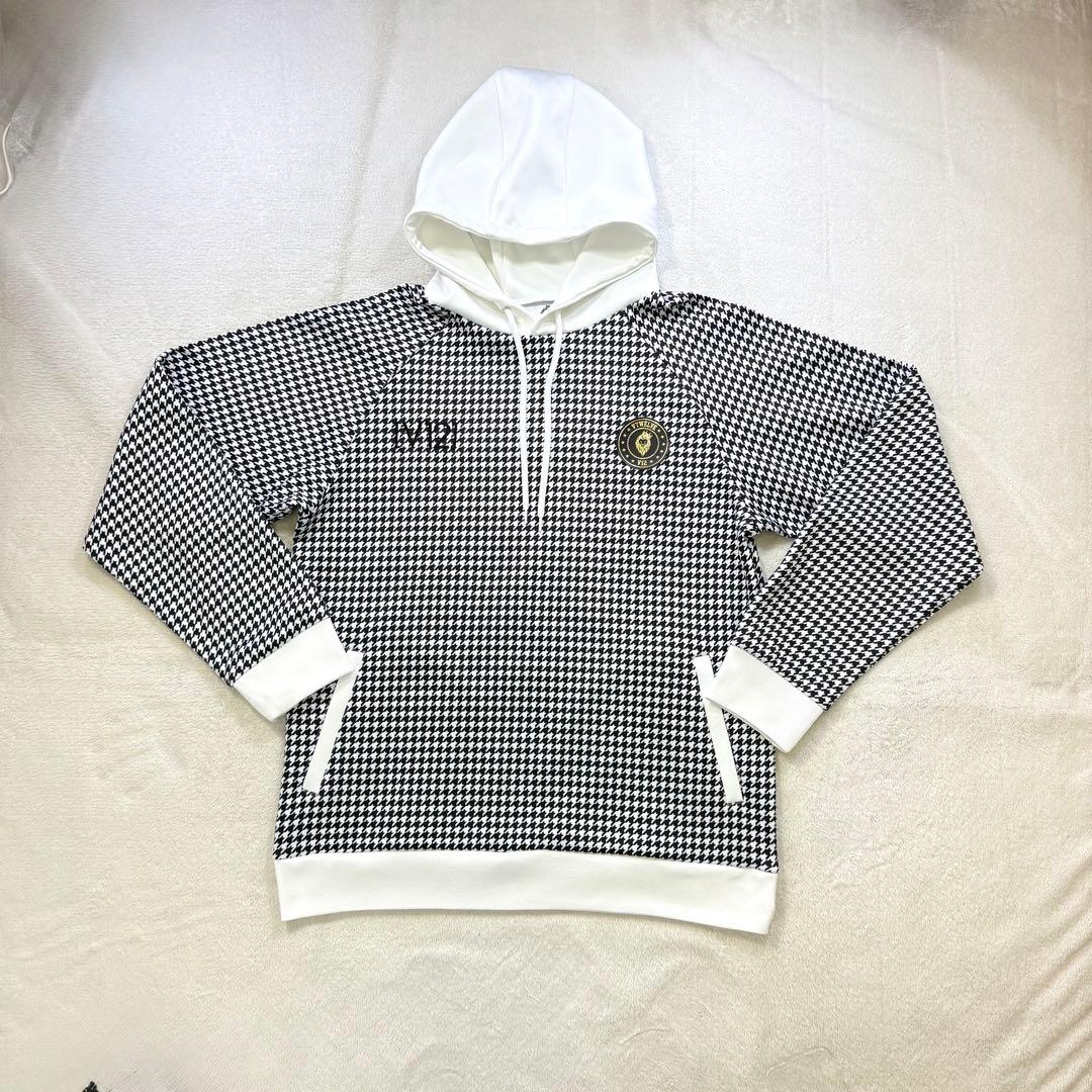 美品‼️ V12 ダンボールニット 千鳥柄 セットアップ ゴルフウェア L