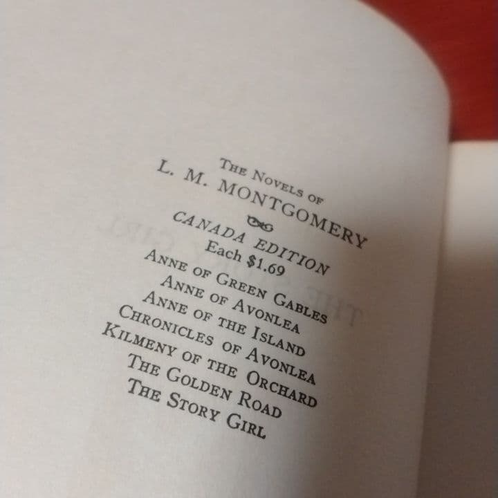 The STORY GIRL✴アヴォンリーへの道✨底本✨モングムリィ✨ライアソン