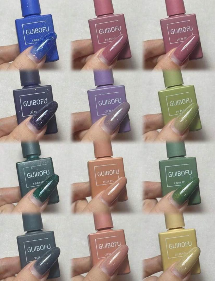 GUIBOFU ネイルカラー 15ml 120色