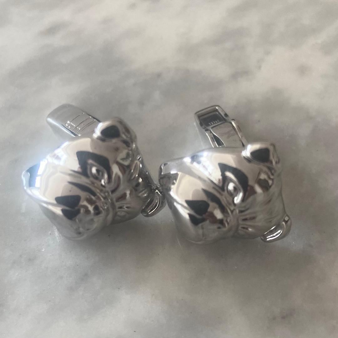 ⭐️新品⭐️ Dunhill ブルドッグカフリンクス シルバー