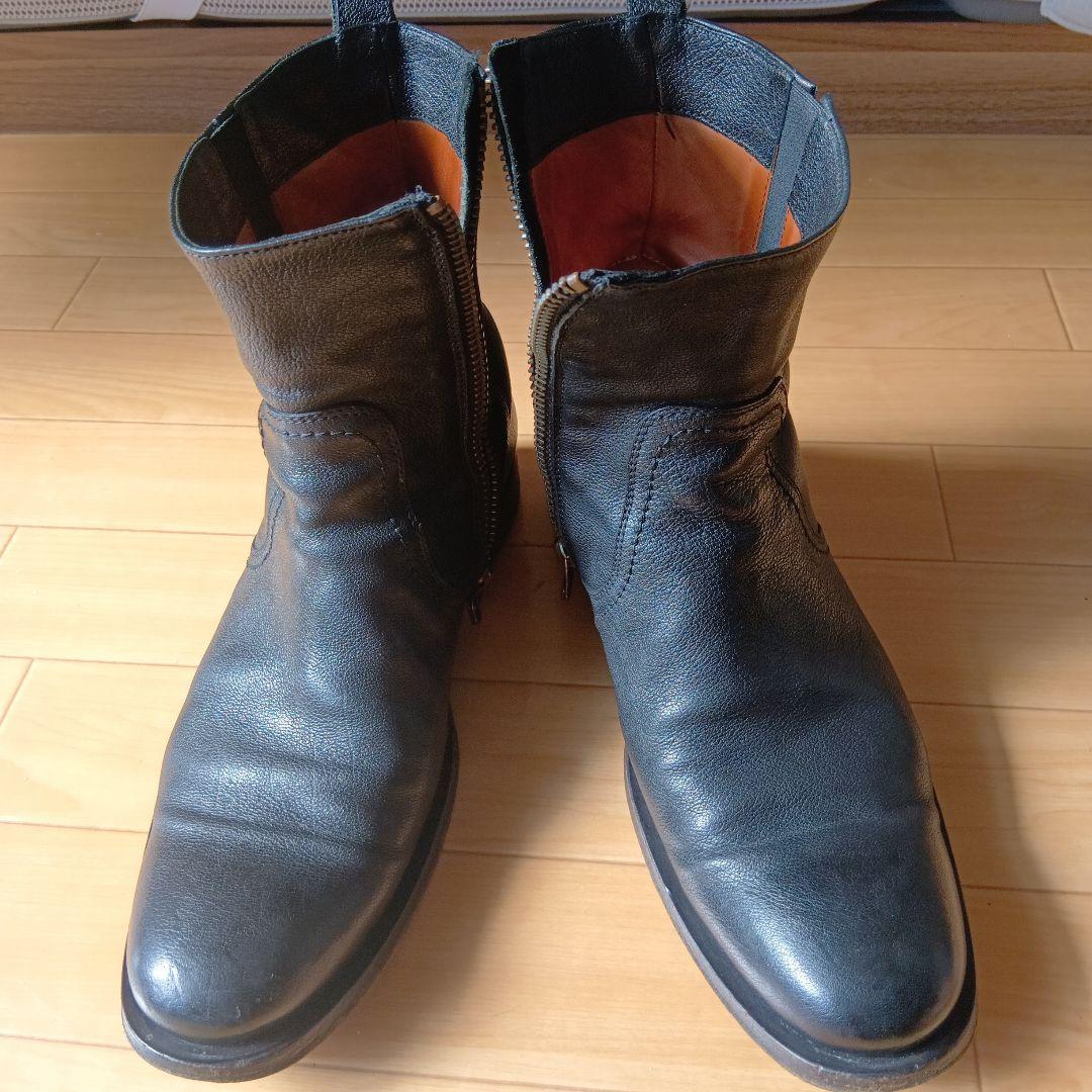 が*ん様 【美品】ブッテロ BUTTERO サイドジップ ブーツ 41 黒