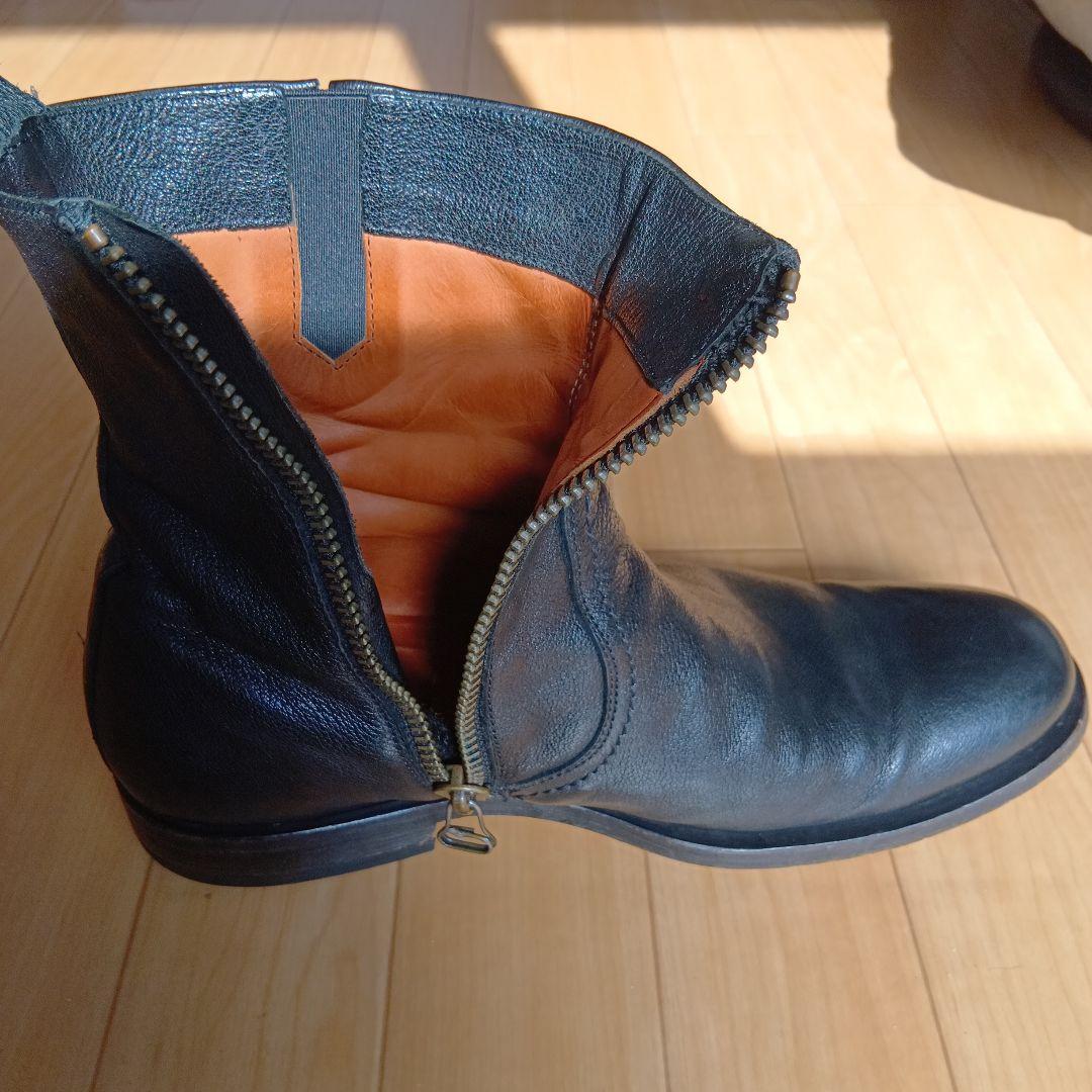 が*ん様 【美品】ブッテロ BUTTERO サイドジップ ブーツ 41 黒