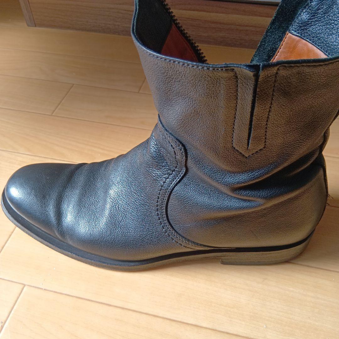 が*ん様 【美品】ブッテロ BUTTERO サイドジップ ブーツ 41 黒