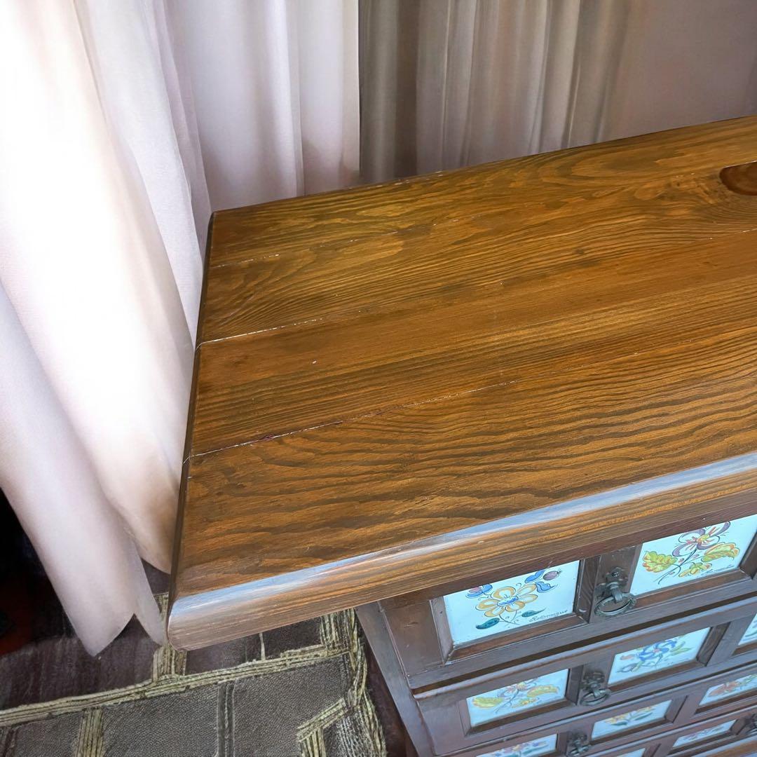 かず ❣️ACTUS バレンシア チェスト スペイン製 北欧 タイル 4段