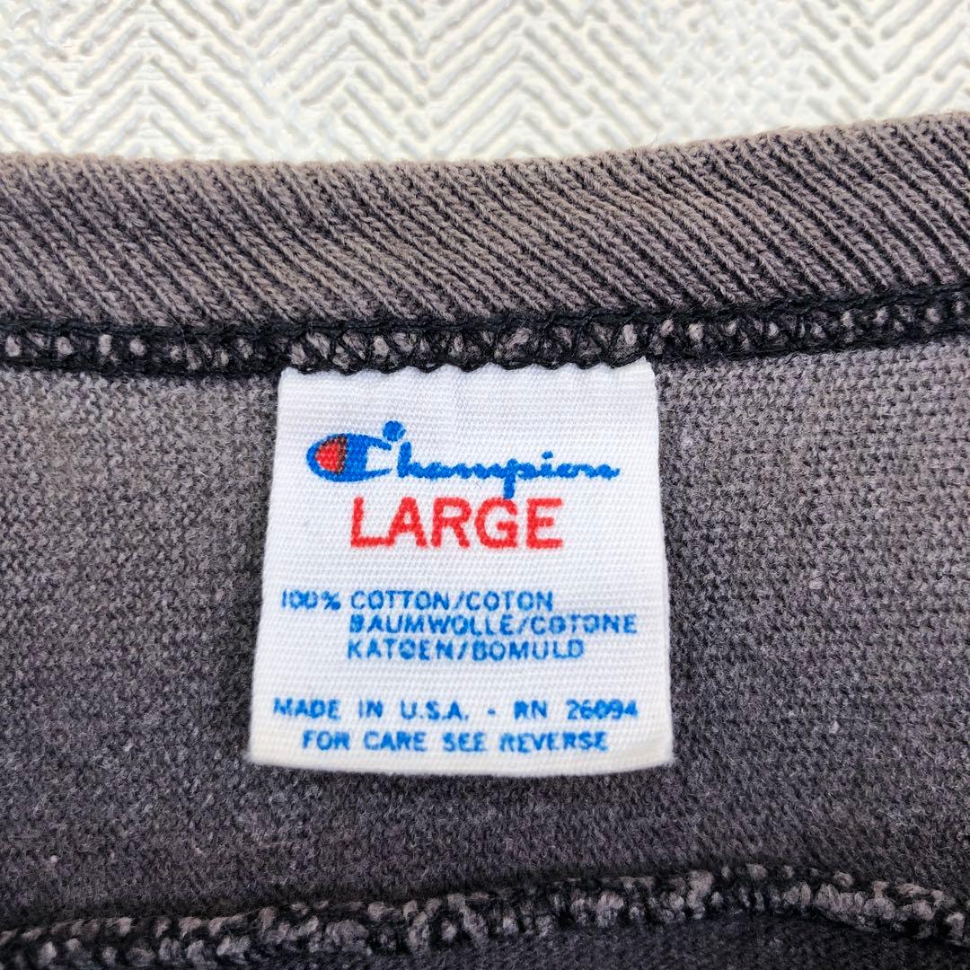 USA製 80's Vintage Champion トリコタグ 鬼フェード