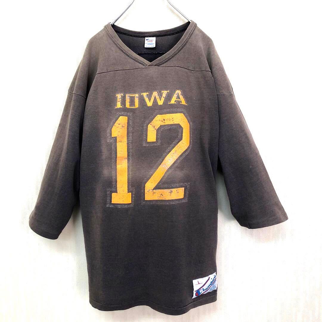 USA製 80's Vintage Champion トリコタグ 鬼フェード