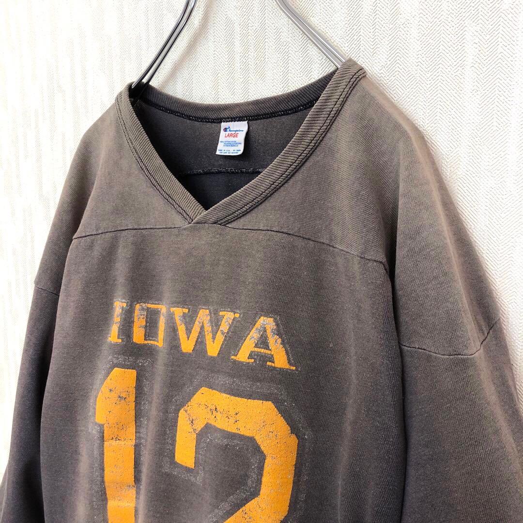 USA製 80's Vintage Champion トリコタグ 鬼フェード