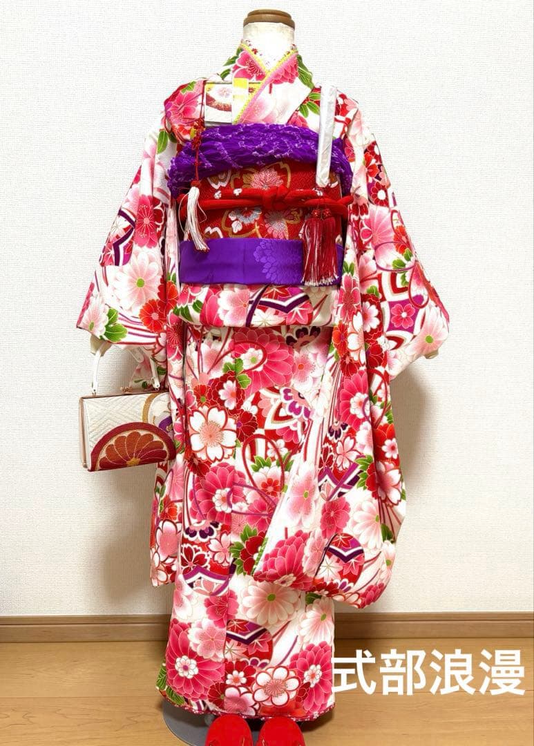 七五三　式部浪漫　着物セット　7歳