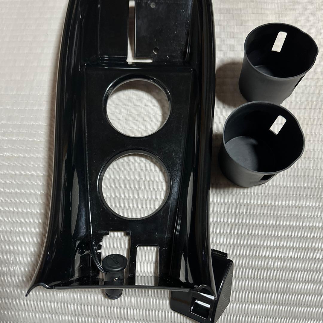 プリウス 50 前期 車用 黒 カップホルダー USBポート付き