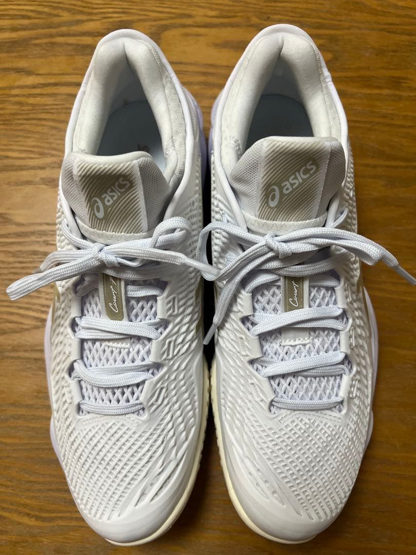 超美品　ASICS COURT FF 3 OC コートFF3 オムニクレー