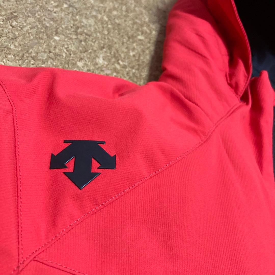 【美品】デサントdescentスキーウェアスキー スノボジャケットMメンズ赤