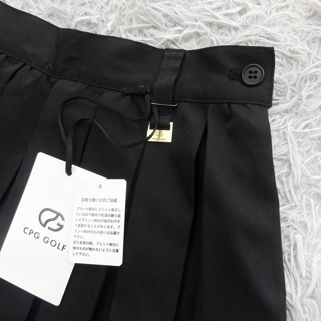 新品　CPG GOLF スカート　プリーツ　ストレッチ　ブラック　サイズ3