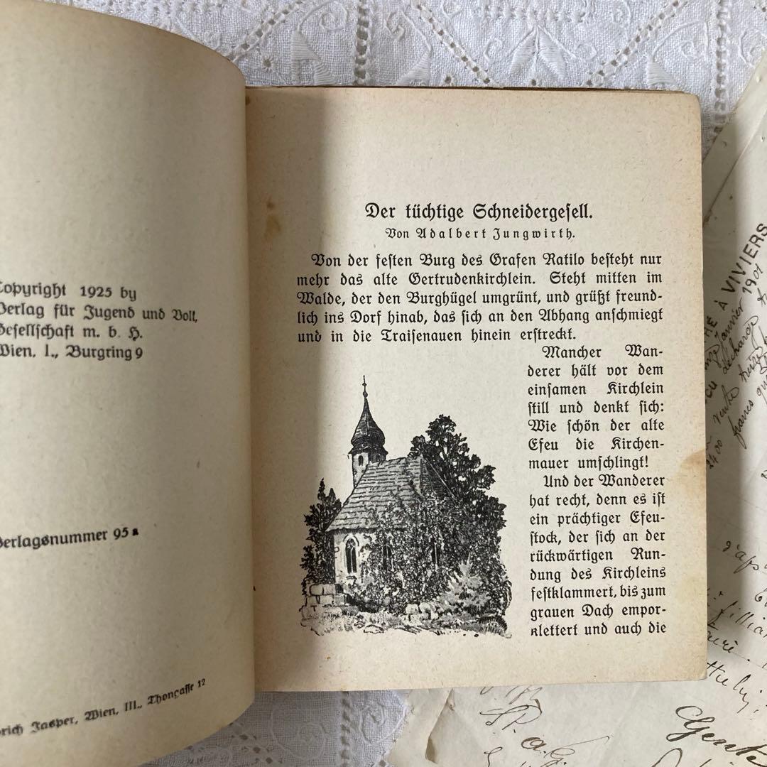 L850洋書　1925年発行　ドイツのアンティーク古書　 花のおとぎ話