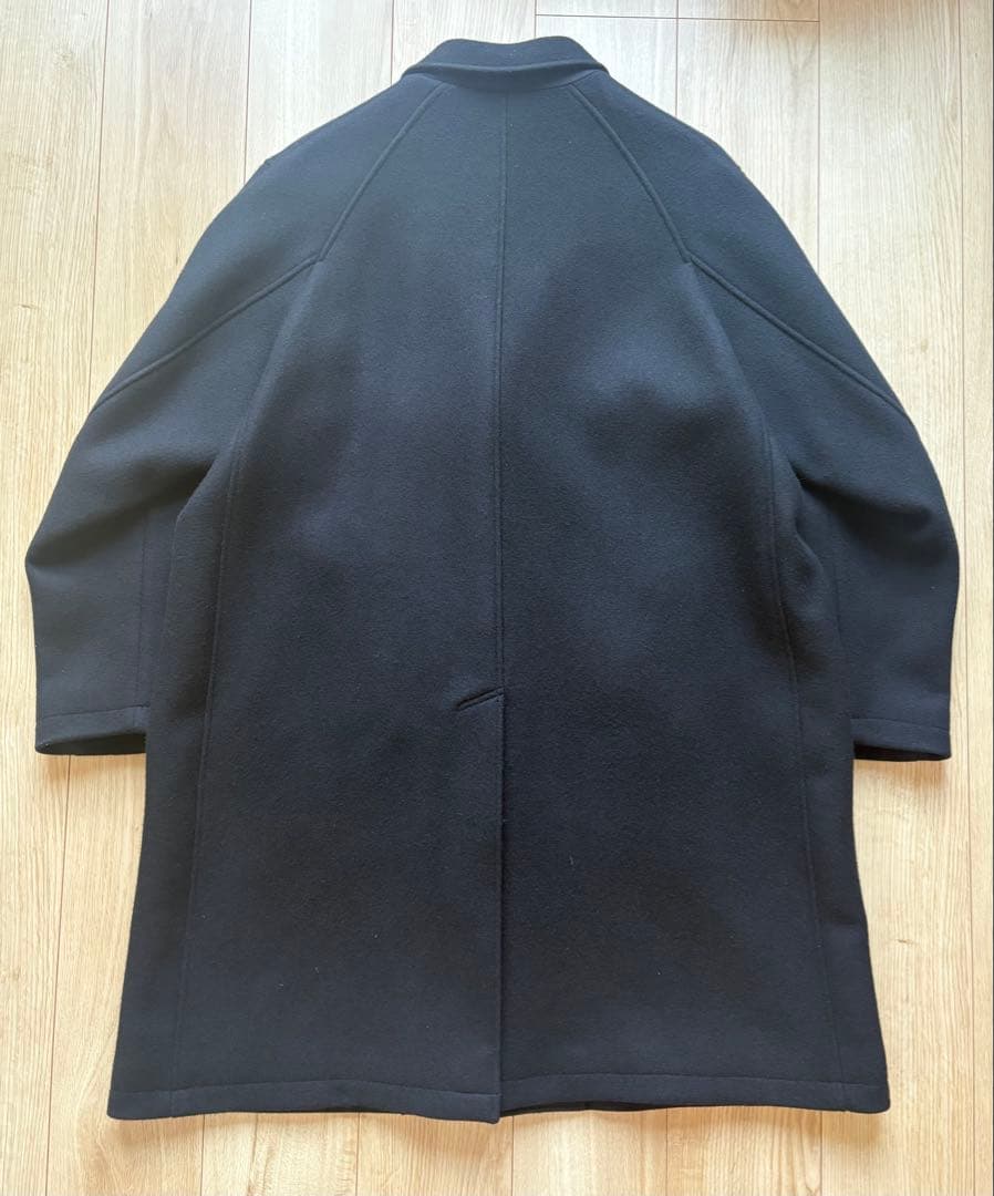【美品】Steven Alan スティーブンアラン チェスターコート 黒　毛