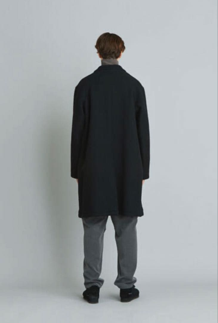 【美品】Steven Alan スティーブンアラン チェスターコート 黒　毛