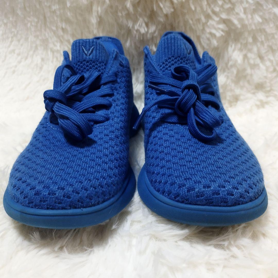 【極美品】VIVAIA スリッポン スニーカー 24cm ブルー 青