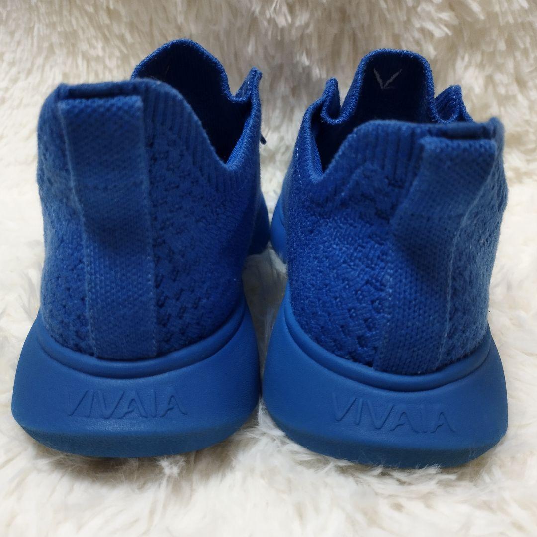 【極美品】VIVAIA スリッポン スニーカー 24cm ブルー 青