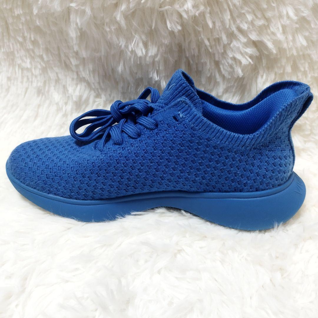 【極美品】VIVAIA スリッポン スニーカー 24cm ブルー 青