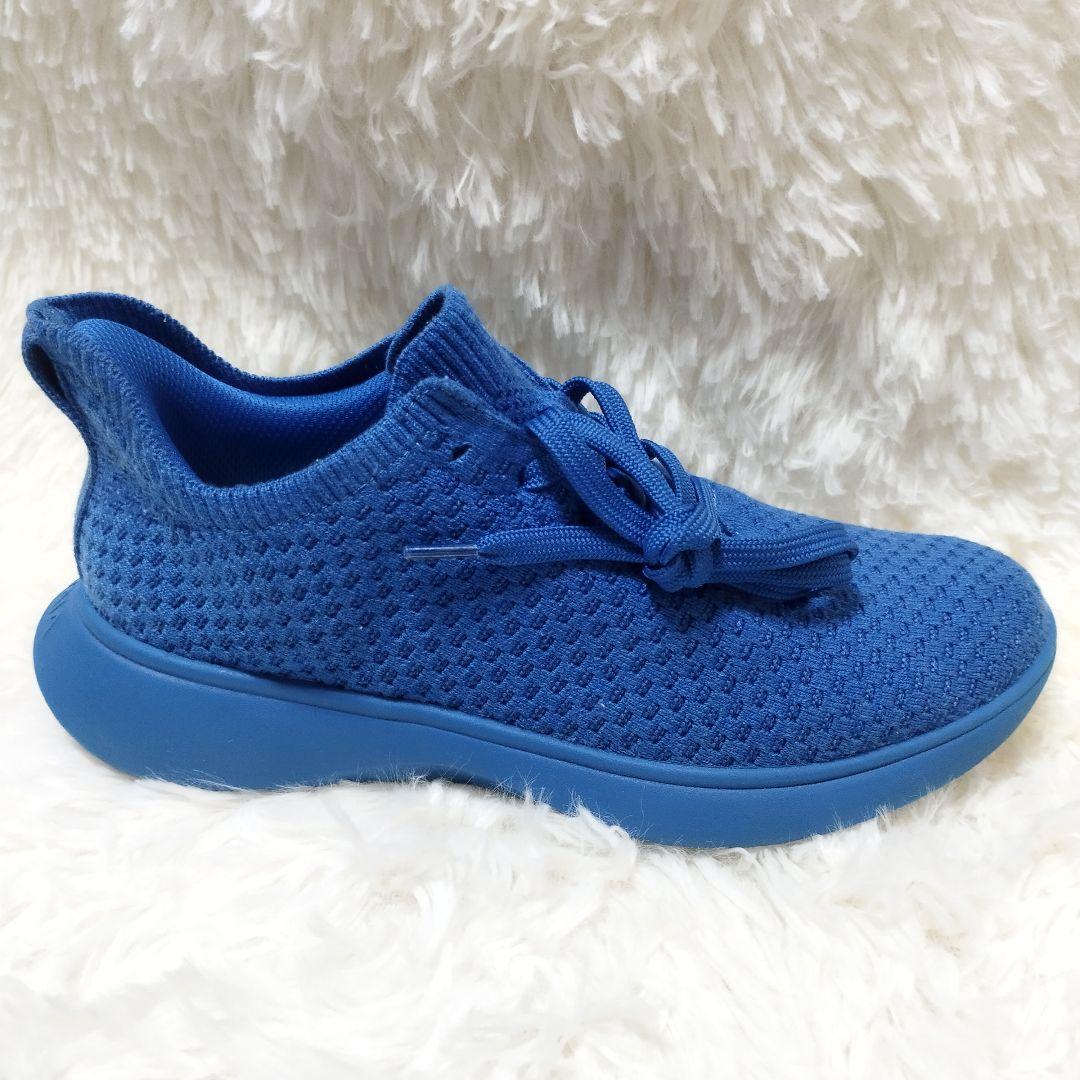 【極美品】VIVAIA スリッポン スニーカー 24cm ブルー 青