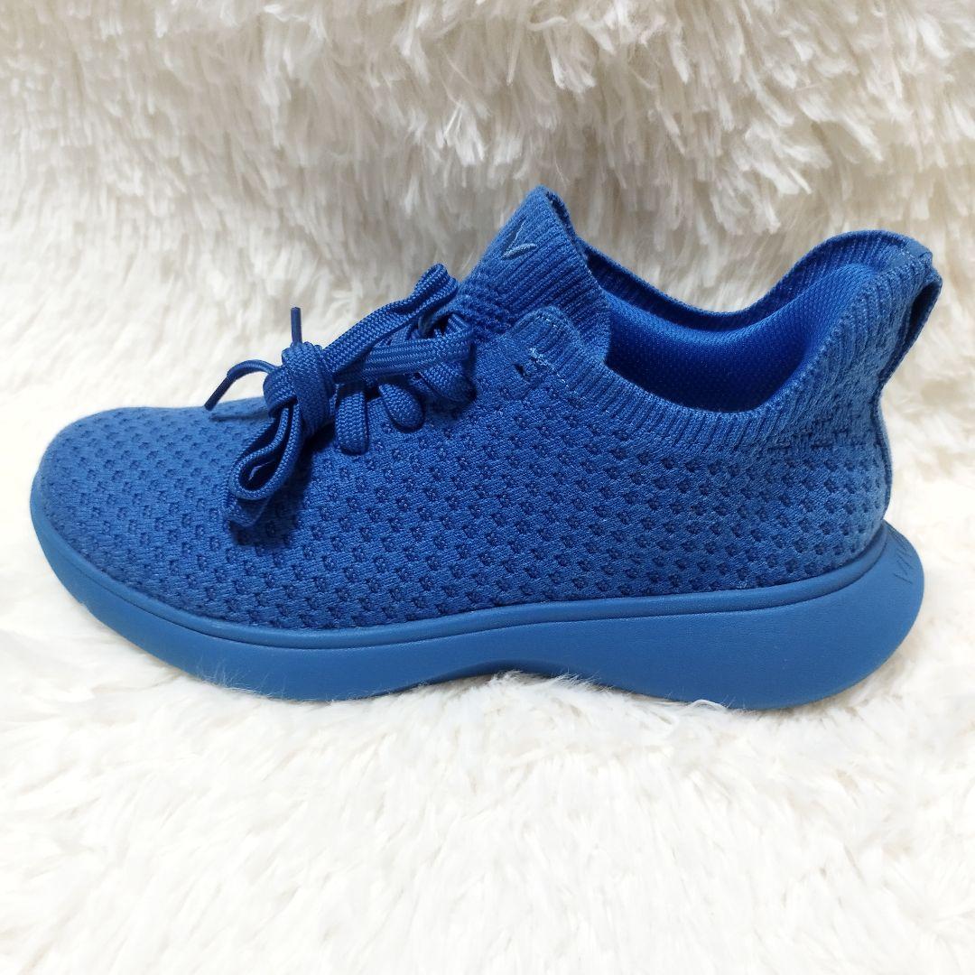 【極美品】VIVAIA スリッポン スニーカー 24cm ブルー 青