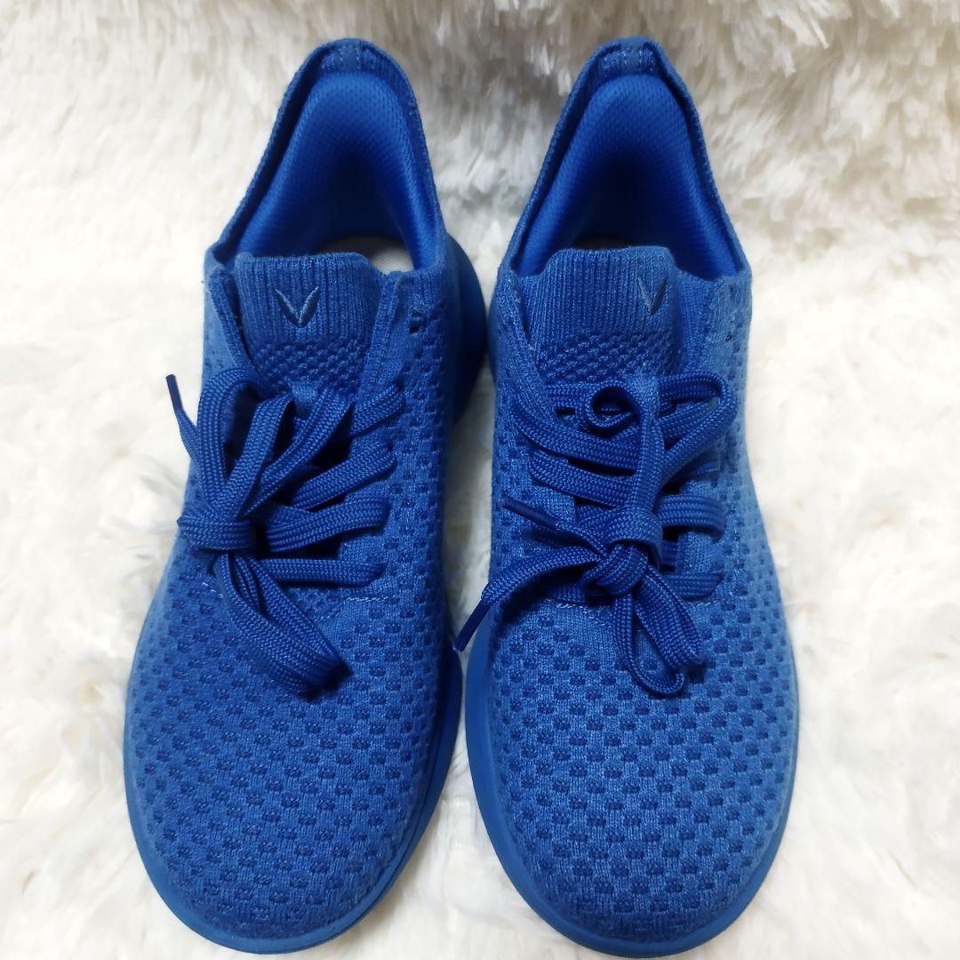 【極美品】VIVAIA スリッポン スニーカー 24cm ブルー 青