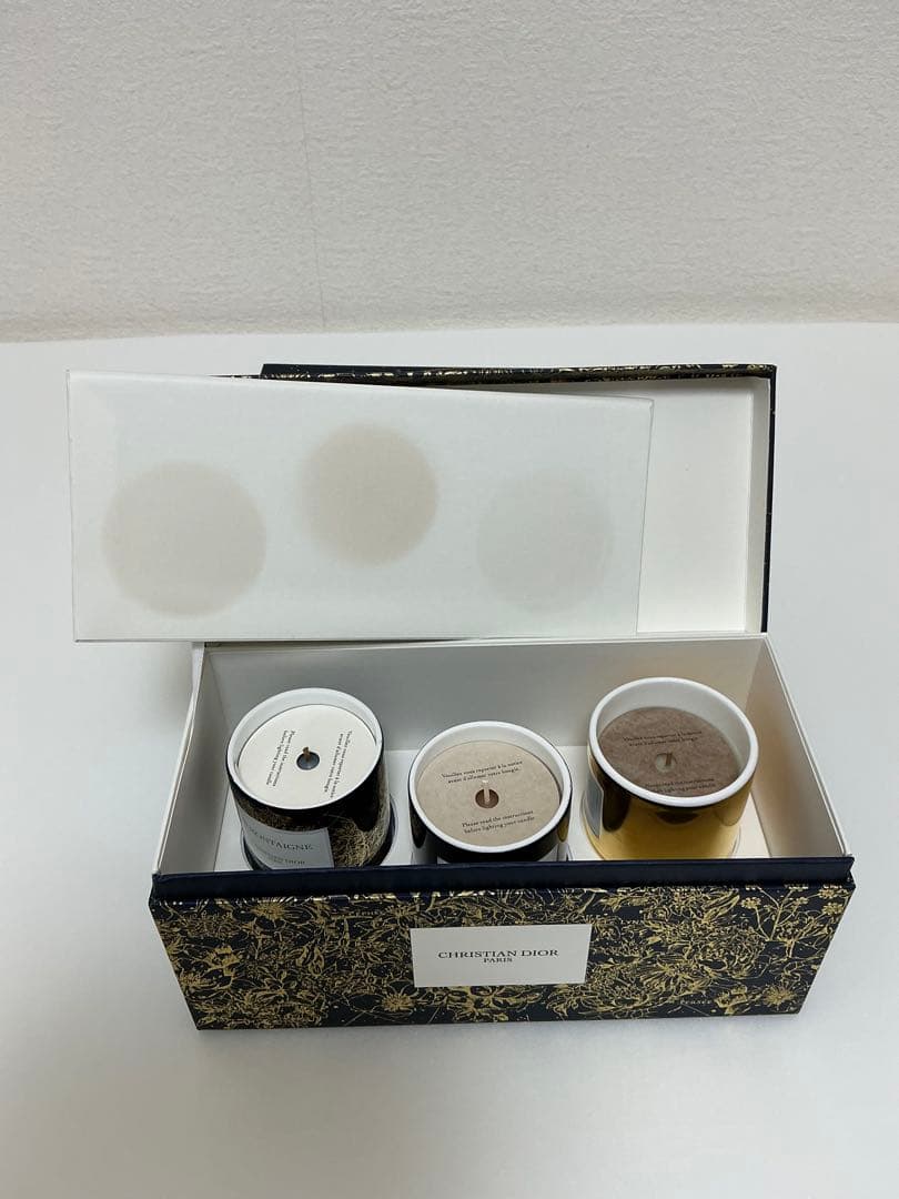 Christian Dior キャンドルセット 3個入り