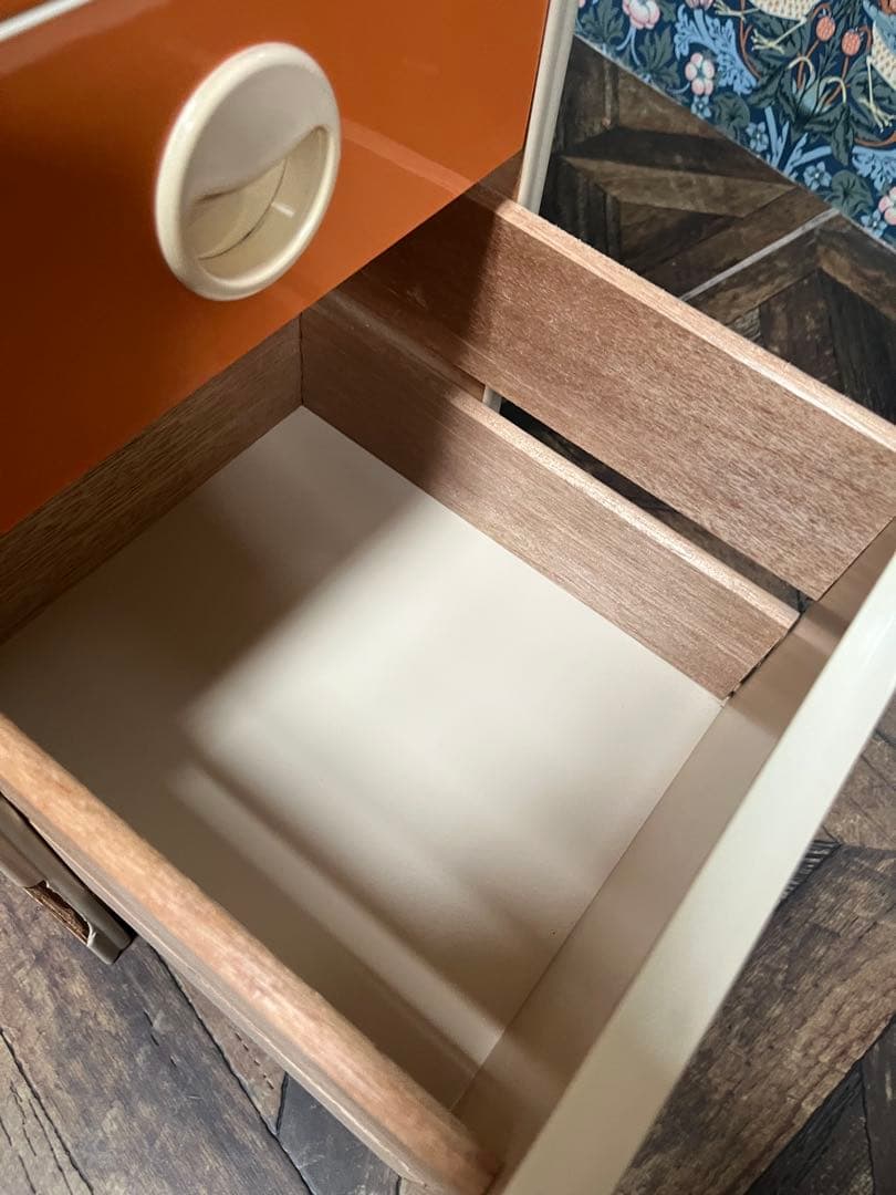 オレンジチェスト 昭和レトロ レトロポップ インテリア 当時物