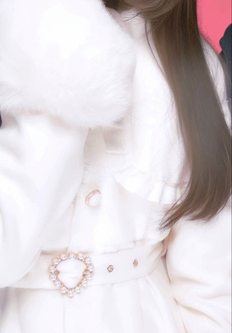 ROJITA パールチャームティペット付きボレロ風コート