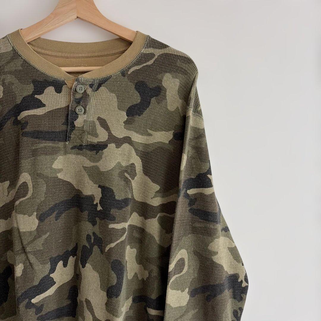00's Faded Glory 迷彩 カモ サーマル Y2K