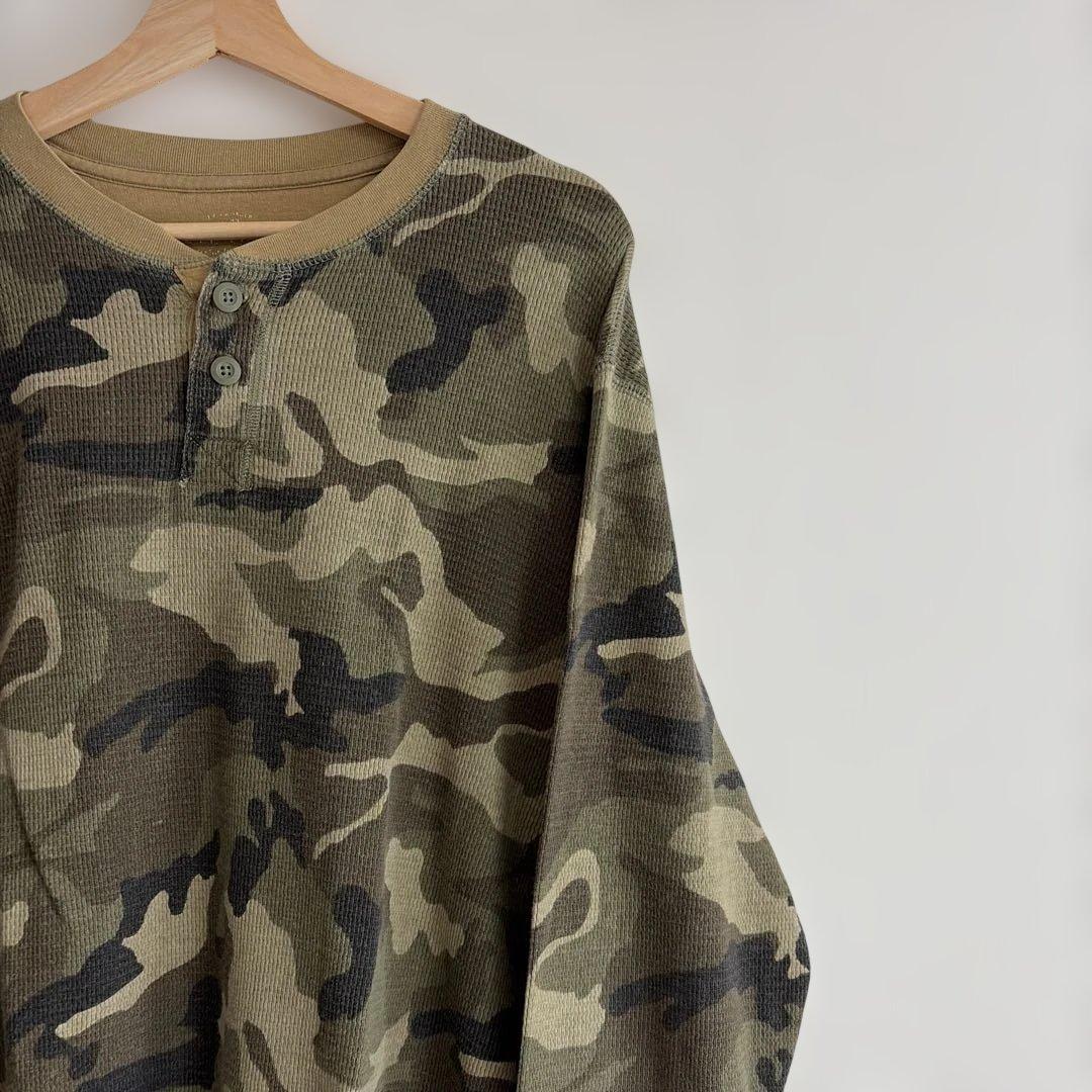 00's Faded Glory 迷彩 カモ サーマル Y2K