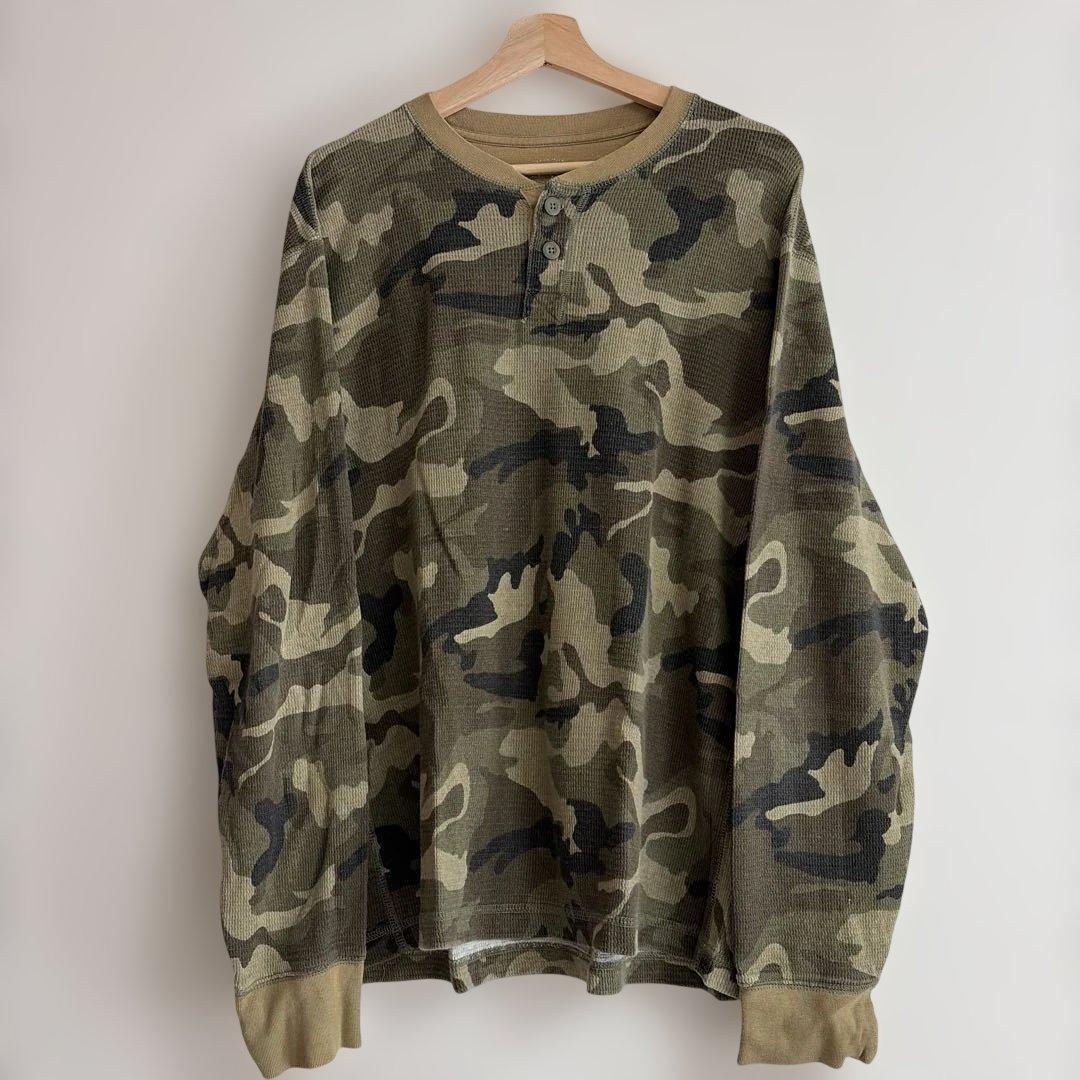 00's Faded Glory 迷彩 カモ サーマル Y2K