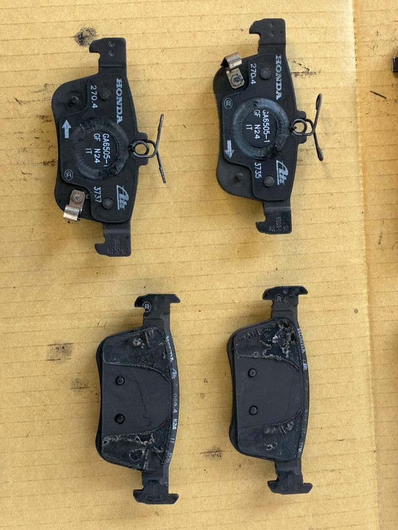 シビック FL5純正Brembo ブレーキパッド 前後セット