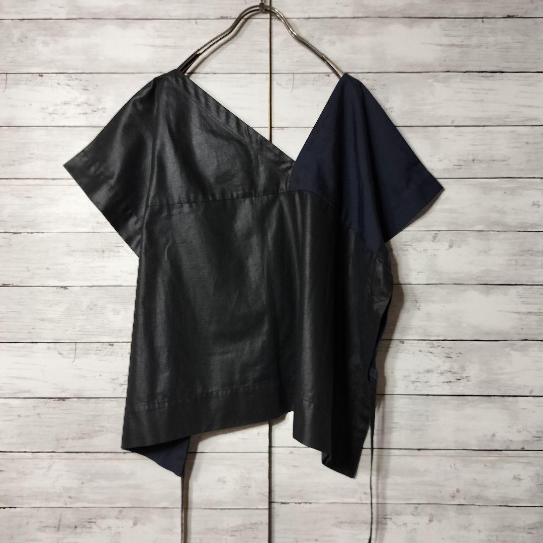 132.5 イッセイミヤケ スクエアカットソー モード 切り替え 和服