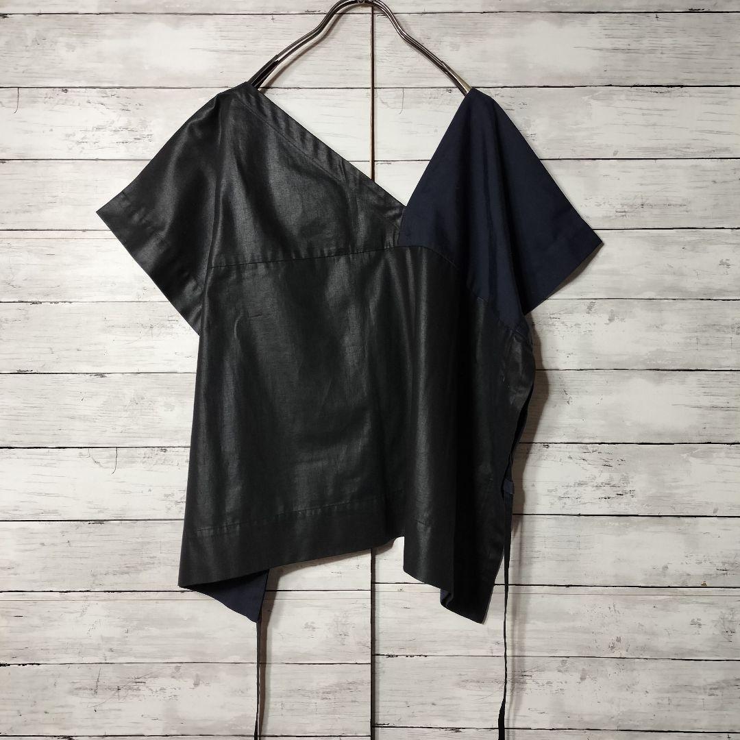 132.5 イッセイミヤケ スクエアカットソー モード 切り替え 和服