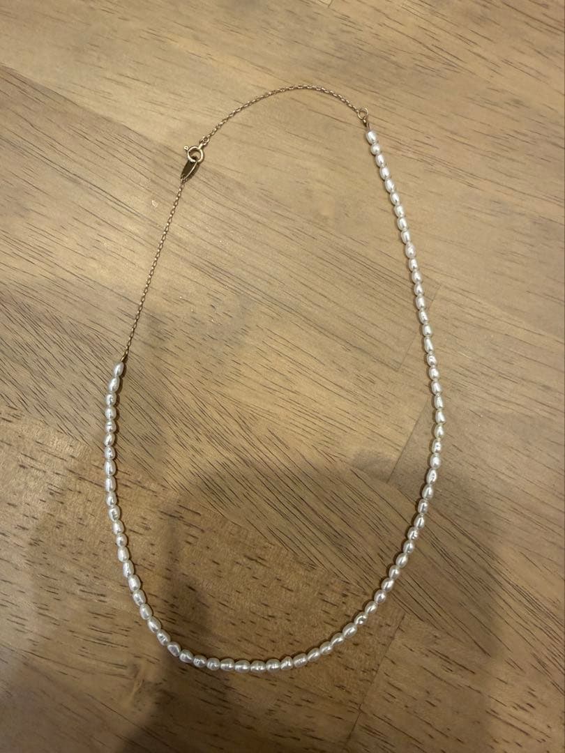 ete K10YG パール ネックレス