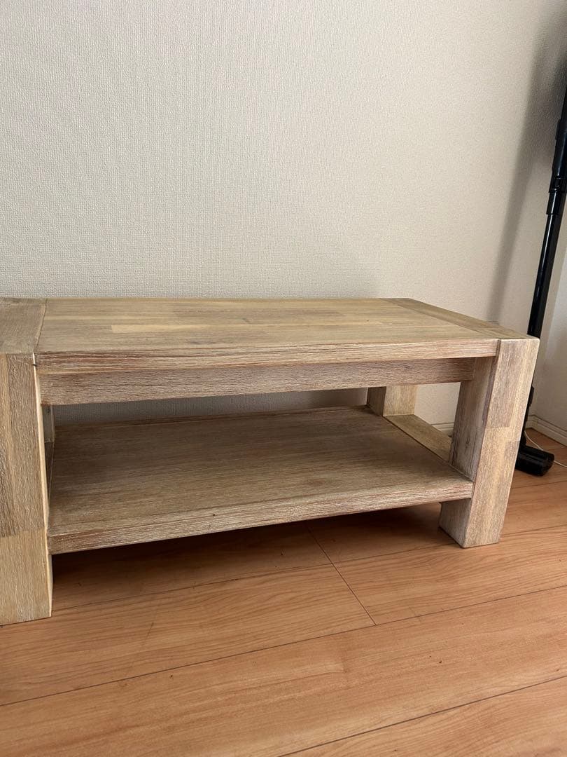 ななせ　ウニコ MANOA マノア ローテーブル 幅1600m棚板付き