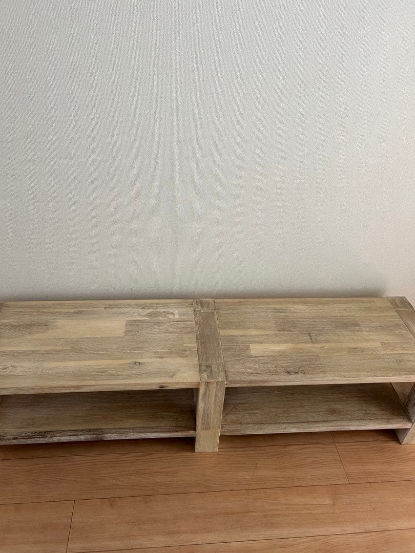 ななせ　ウニコ MANOA マノア ローテーブル 幅1600m棚板付き