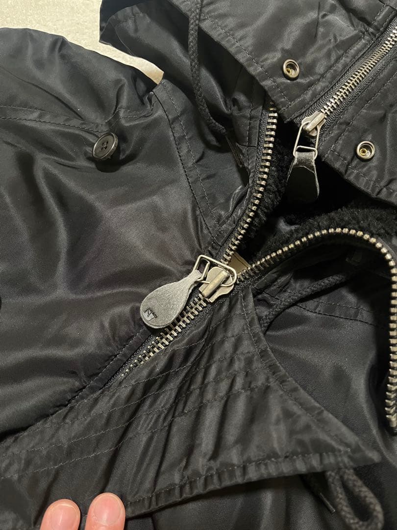 に*ん様 avirex n2b フライトジャケット　ブラック　L ファー欠品