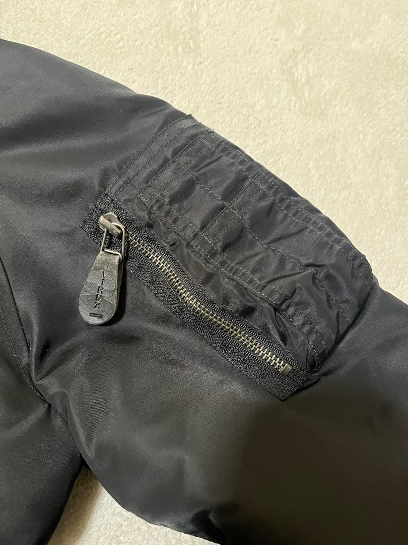 に*ん様 avirex n2b フライトジャケット　ブラック　L ファー欠品