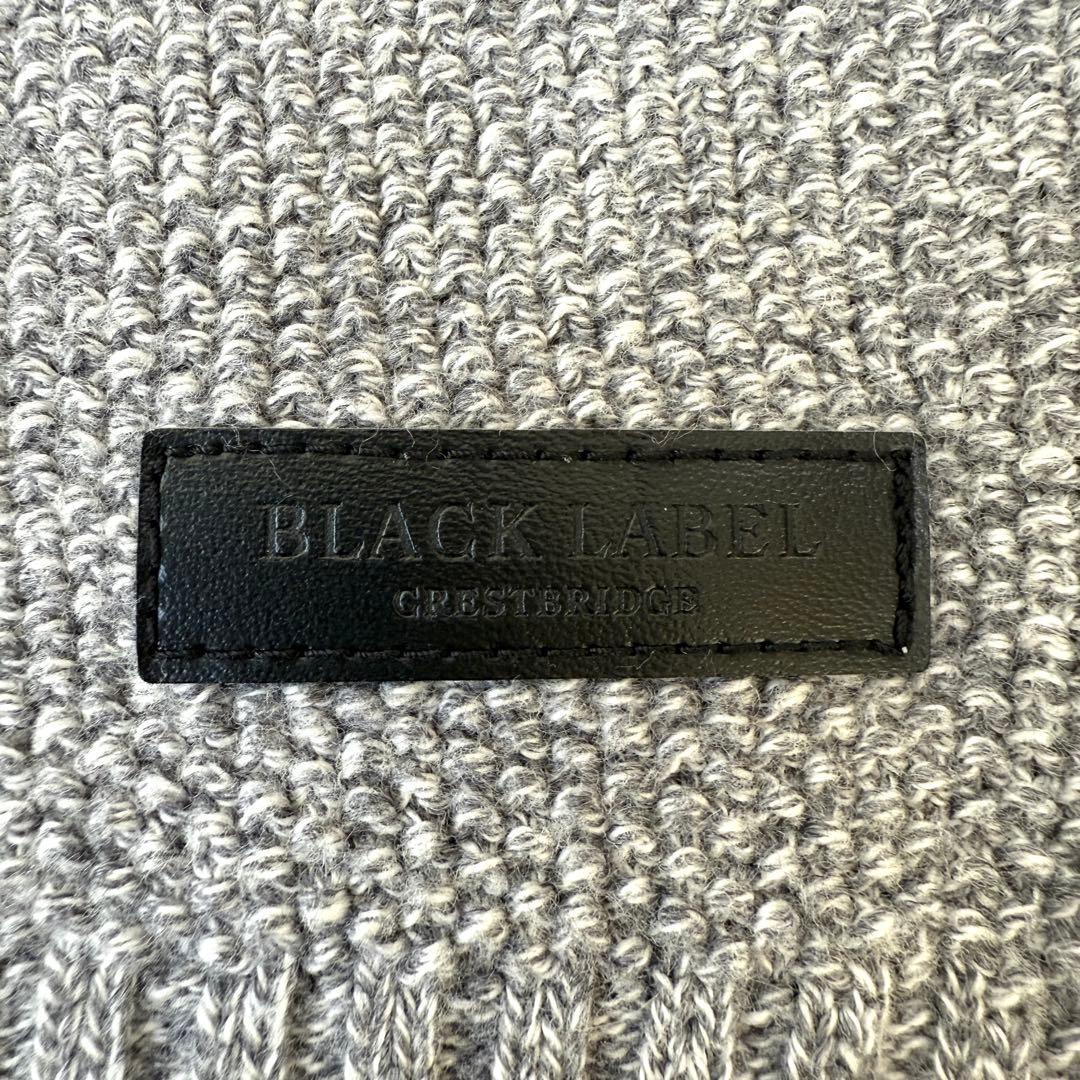 【美品✨】ブラックレーベルクレストブリッジ ニットカーディガン グレー 希少LL
