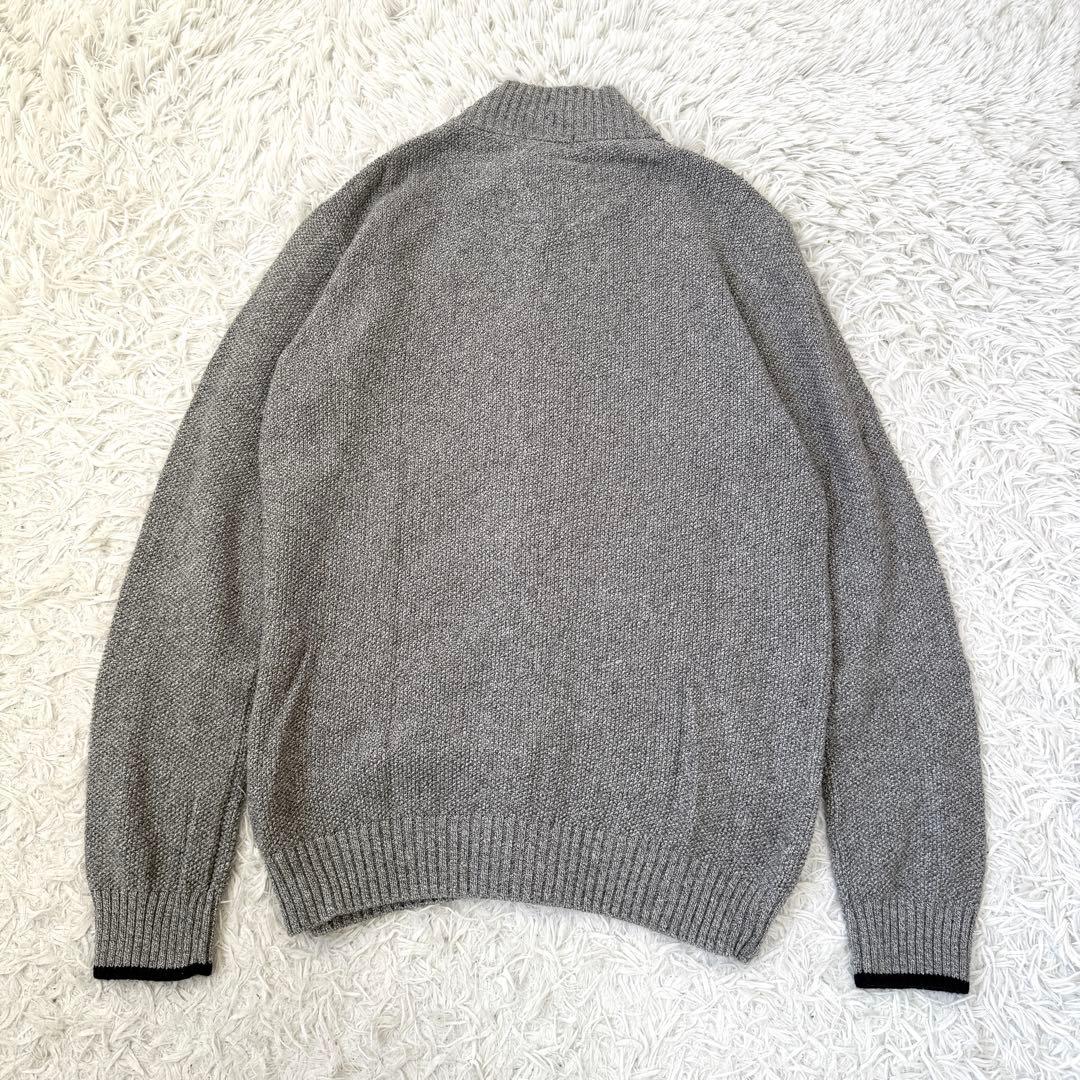 【美品✨】ブラックレーベルクレストブリッジ ニットカーディガン グレー 希少LL