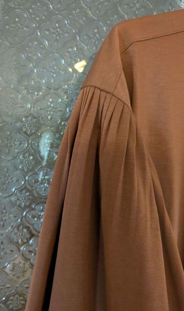 美品　カレンソロジー　ロングワンピース ７分袖　ウエストリボン付