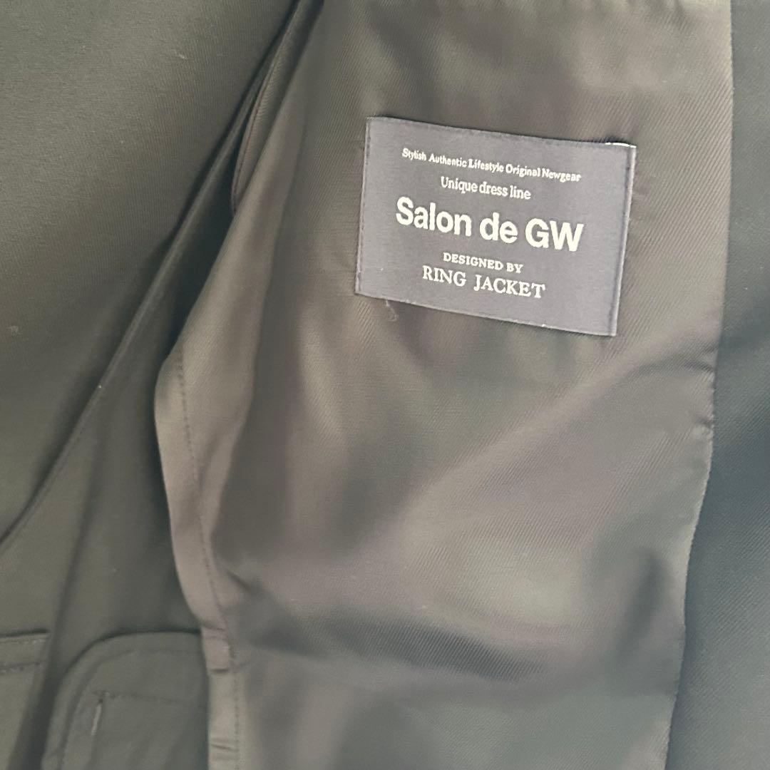 salon de GWリングヂャケット ストレッチTR セットアップ黒S